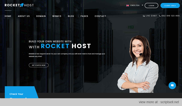 25+ Best Free & Premium Hosting WordPress Themes With WHMCS Integration