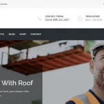 Construction and roofing company theme